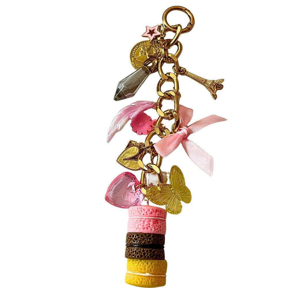 Paris Inspired Bag Charm/Keychain - Picture 3 of 9